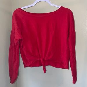red long sleeve